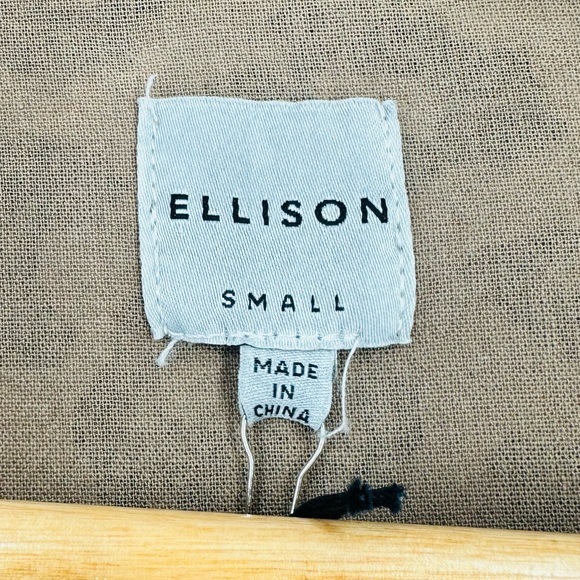 NEW Ellison Leopard Print Zip Up Utility Jacket Adjustable Drawstring Size S - Picture 5 of 12